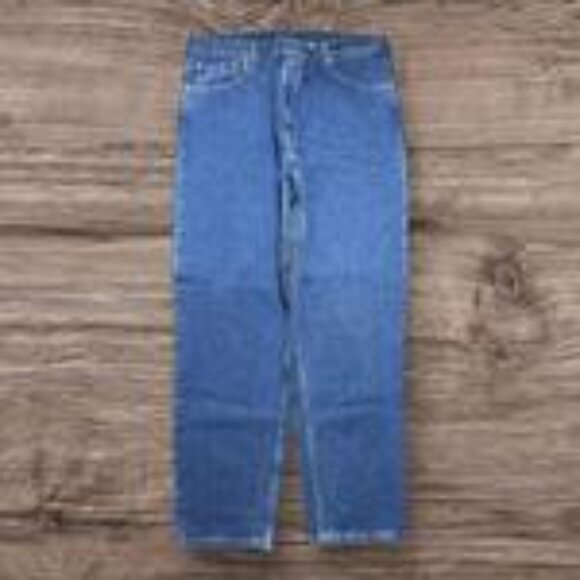 Levi’s 550 Deadstock Blue Denim Jeans 1997 Size 40X32 - Picture 2 of 8